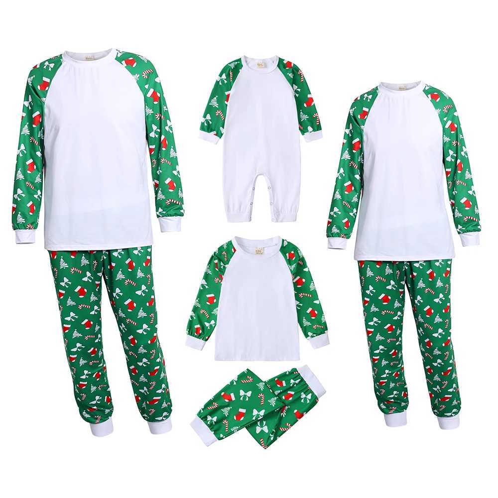 Match Family Pajama Set Christmas Pjs Father Mother Children Long Sleeve Deer and Snowflake Pajama Holiday Lounge Set W241008
