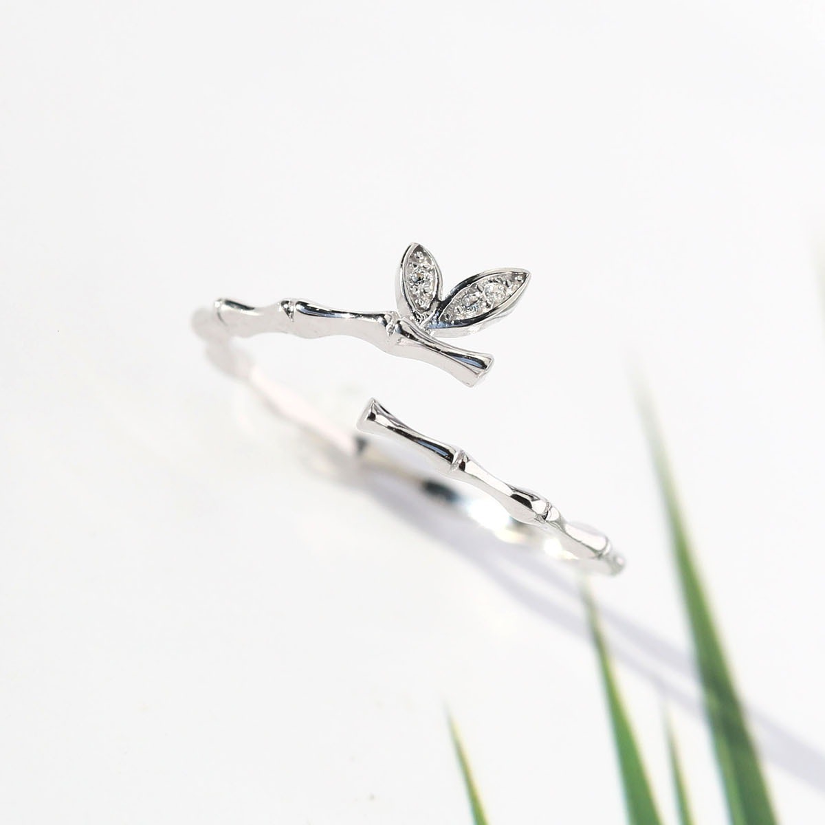 Personalized, simple, fashionable, trendy, niche design, cool style, pure silver ring, female adjustable index finger, internet celebrity
