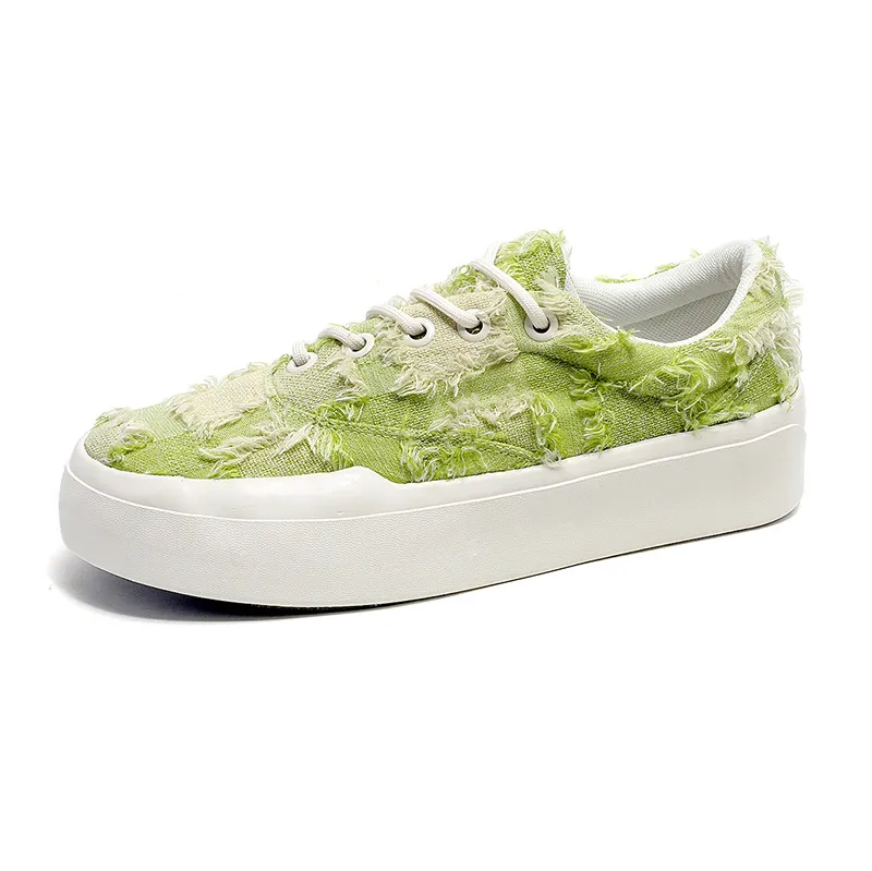 Men's Women's Raw Edge Chambray Classic Canvas Board Fashion Shoes Purple Sneakers Casual Shoes