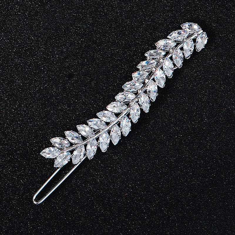 Miaolos Latest Zircon Crystal Hair Clip Wedding Hair Clip Jewelry Accessories Hair Jewelry Headwear Gift for Friends W241007