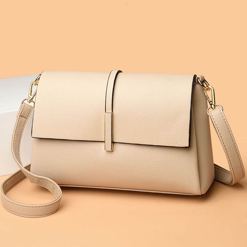 Soft Leather Shoulder Crossbody Bags For Women 2023 Purses And Handbags Designer Fashion Ladies Messenger Bag Sac