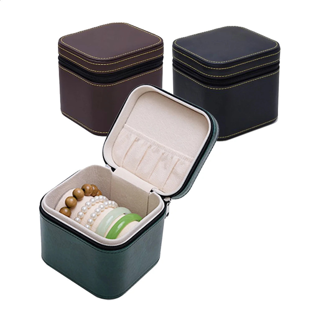 High quality watch jewelry storage box velvet bracelet pad bracket PU bracelet chain display box bracelet bead chain packaging box 240924