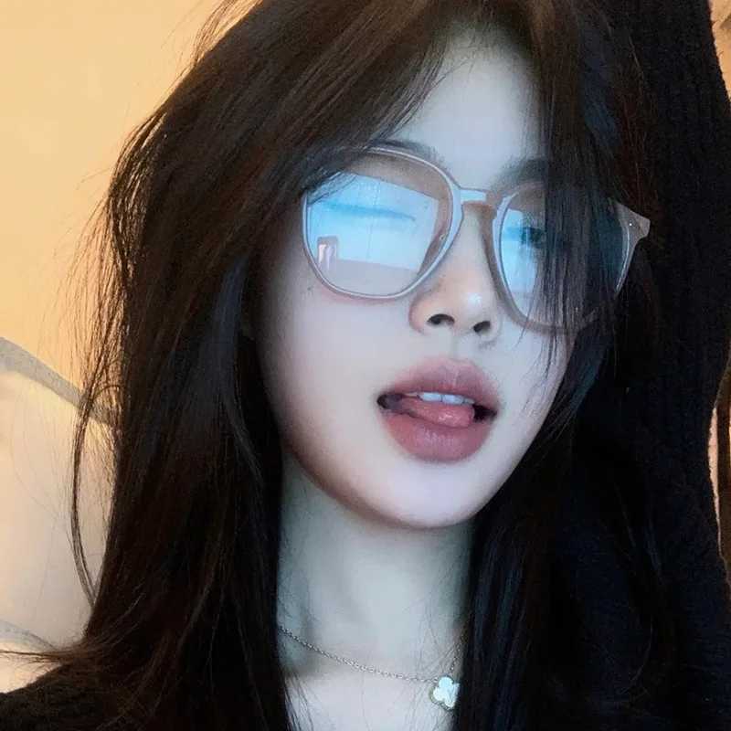 Transparent Computer Glasses Frame Women Men Anti Blue Light polygon square Eyewear Blocking Glasses Optical Spectacle EyeglassX241008