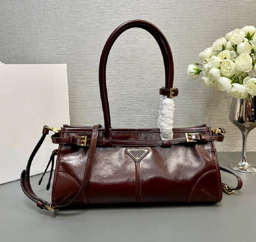 10A designer bag waxed leather hand-held crossbody bag Womens Luxury Genuine Leather Handbag Fashion Purse Clutch Crossbody Shoulder Strap Bag shopping