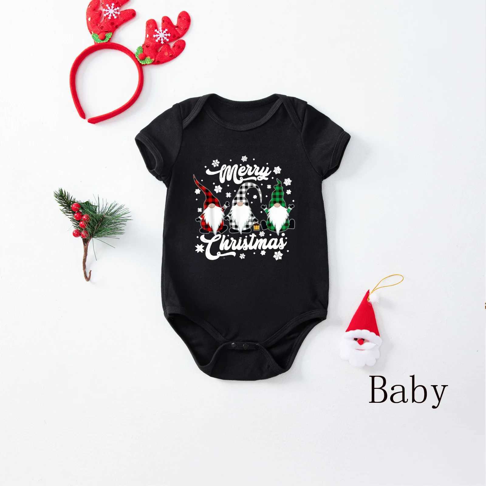 2024 New Family Christmas Pajama Set Short Sleeve Top+Trousers Cute Soft 2-piece Set Pjs Parent Child Matching Set Christmas Appearance W241008
