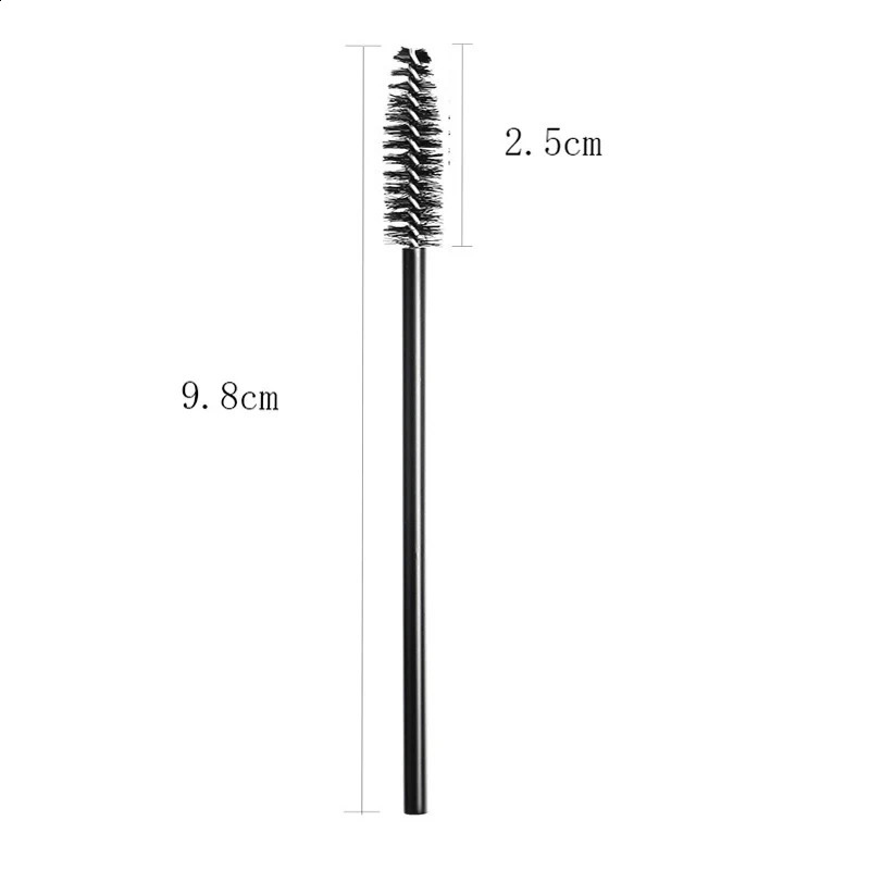50/1000pcs disposable mascara brush eyelash extension tool mascara brush eye black stick application coil makeup tool 241008