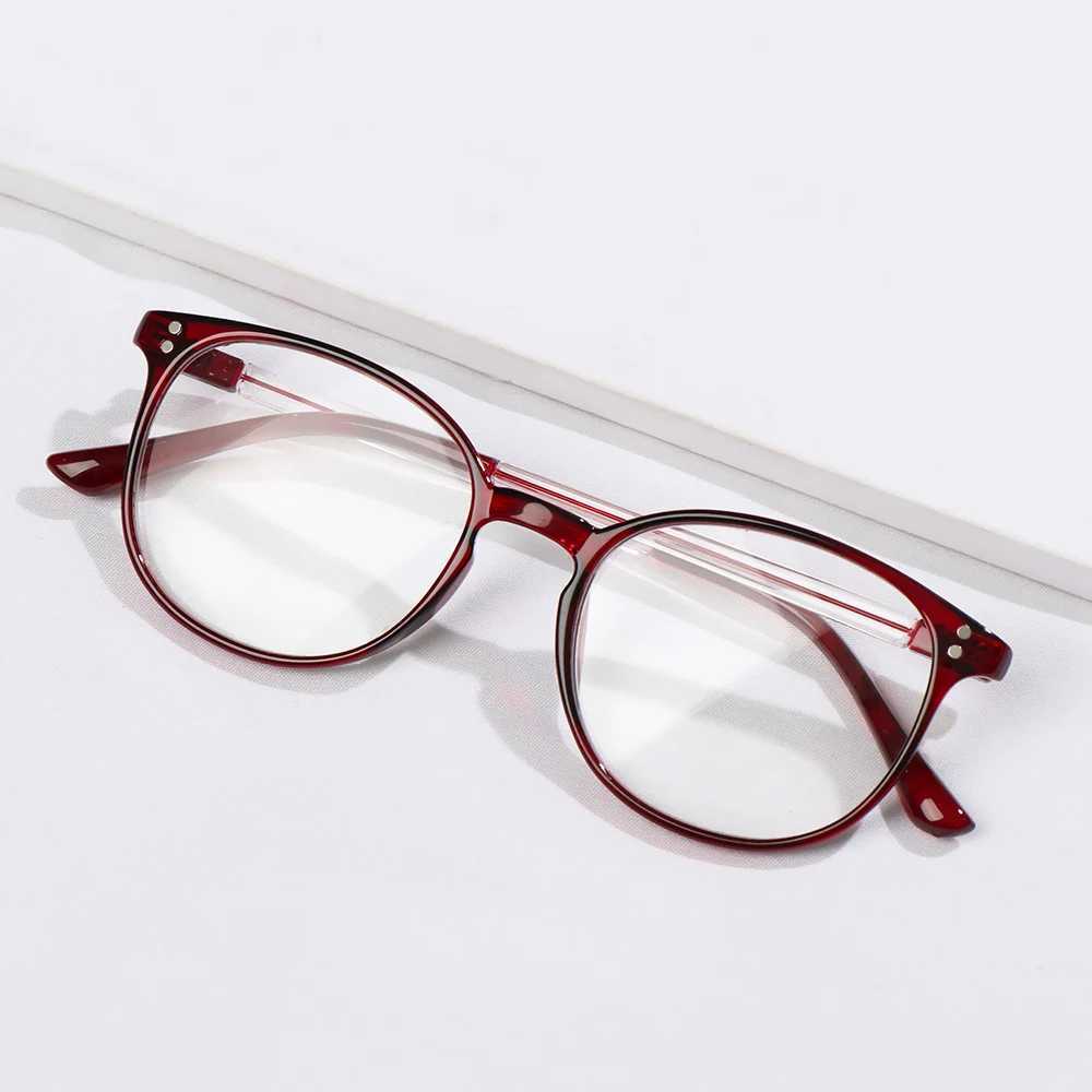 Hot Sale High-definition Reading Glasses Unisex Fashion Ultralight PC Frames Presbyopic Glasses Vision Care Eyewear +1.00~4.00X241008