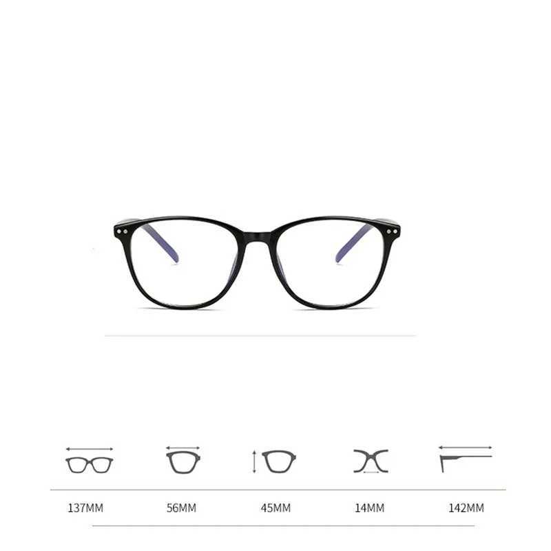 Ultralight Women Men Reading Glasses Frame Computer Anti Blue Light Prebyopia Eyeglasses Square 0 ...+4.0 FashionX241008