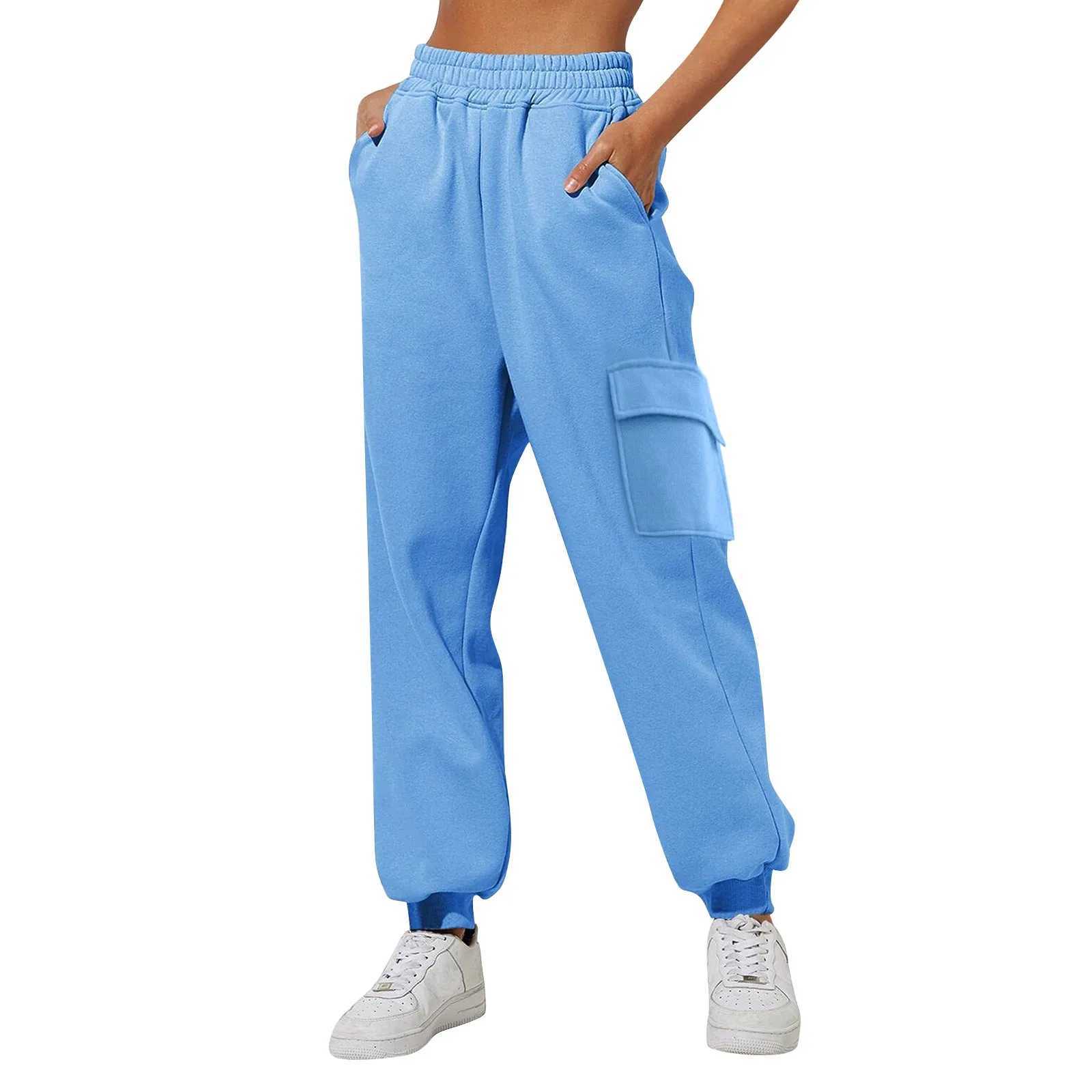Womens Thin High Waisted Loose Sweatpants Comfortable High Waisted Jogging Pants With Pockets Casual for WomanX241008