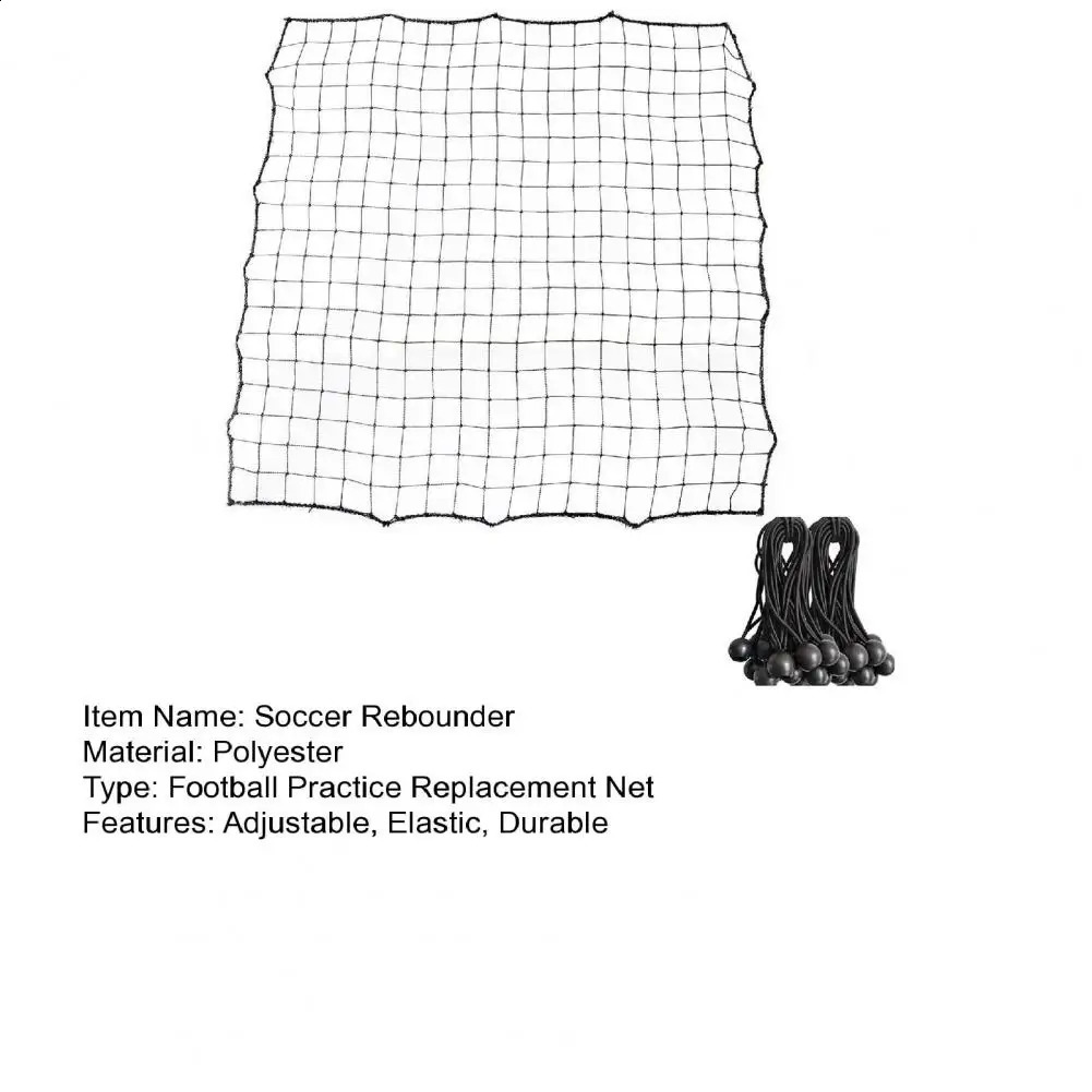 Football rebound net with 20 elastic ropes football practice target beginner training assistance 241008