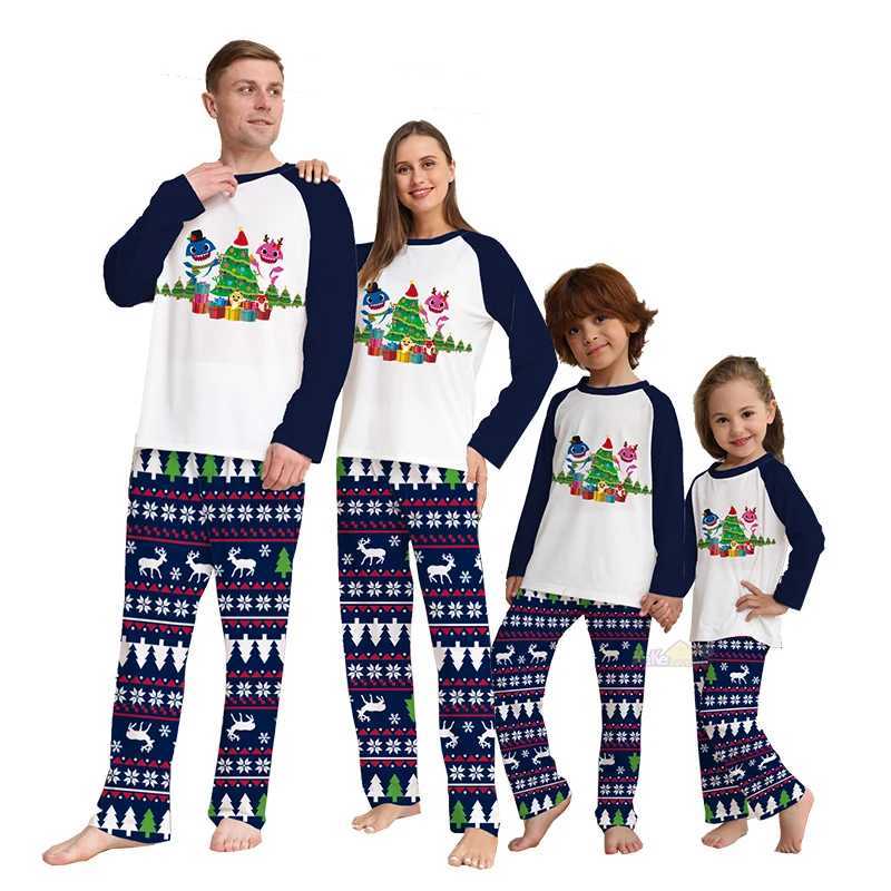 Christmas Matching Family Pajama Set 2024 Christmas Elf Costume Adult Father Mother Children T-shirt Pajama Appearance Set W241008