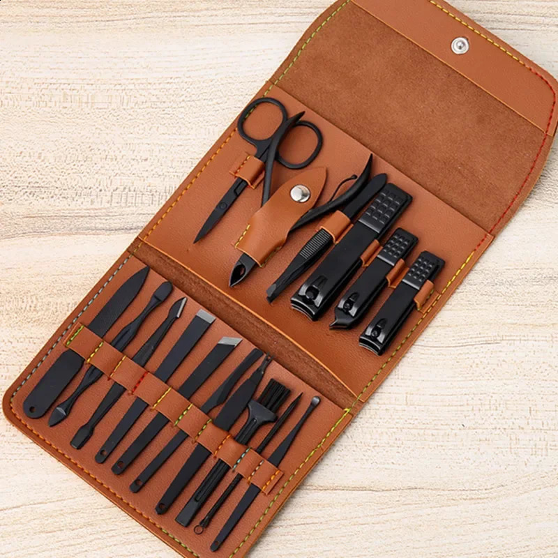 Nail Clipper Set 4/12/16 Piece Nail Clipper Files Nail Clipper Fixture Power Foldable Portable Simple Nail and Enhancement Tool 240927