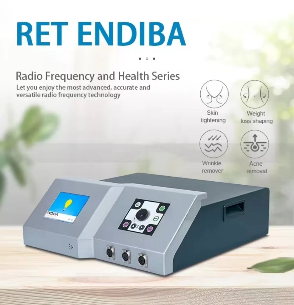 Indiba Tecar RET/CET 448KHZ Body Shaping Face Lifting for Rehabilitation Pain Relief radio frequency machine