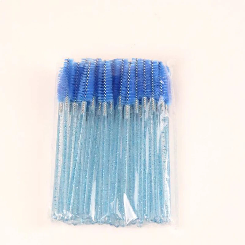 Wholesale eyelash extension crystal eyelash brush disposable eyelash brush and eyelash comb makeup brush 241008