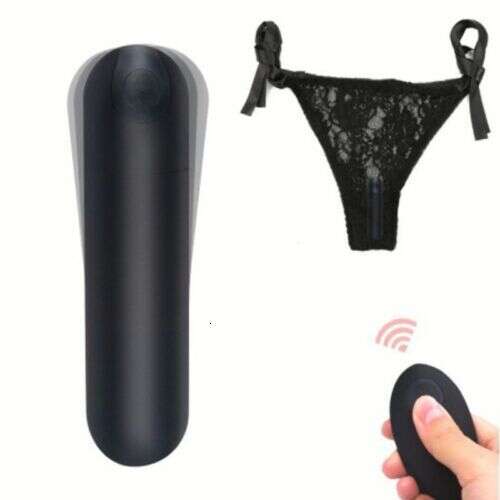 Sexy lace wearable underwear vibrating massager remote control sex toy for women