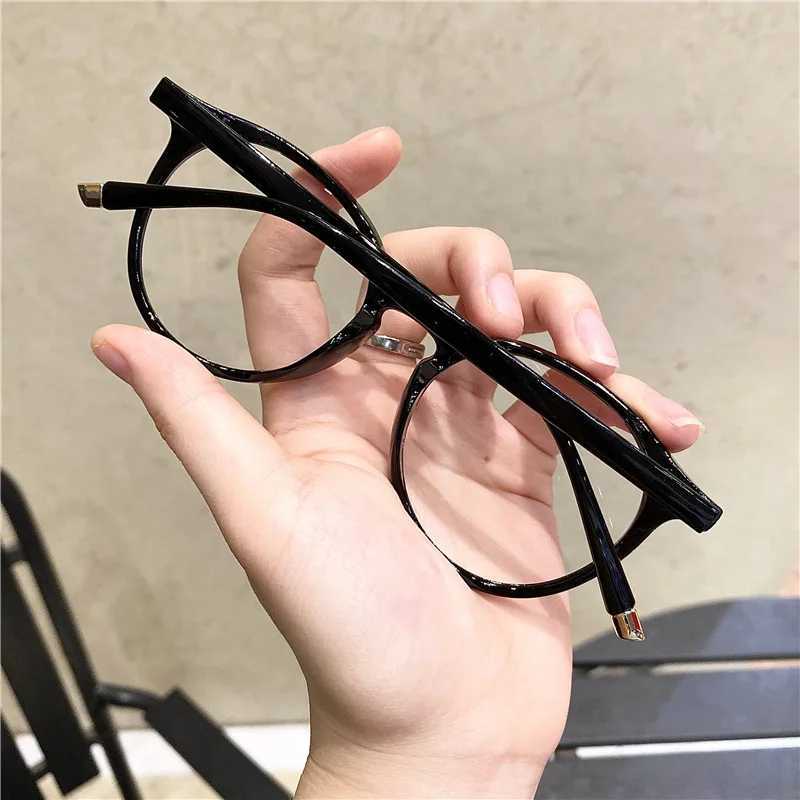 Vintage Round Optical Glasses Women Men Anti Blue Light Eyeglasses Frame Prescription Transparent Lens Spectacle Frame UnisexX241008