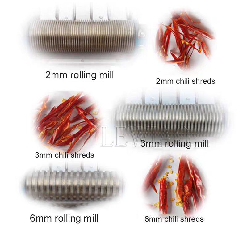 0.75-6mm Tea Leaf Cutter Machine Lemongrass Seaweed Cutting Machine Dried Pepper Shredded Machine