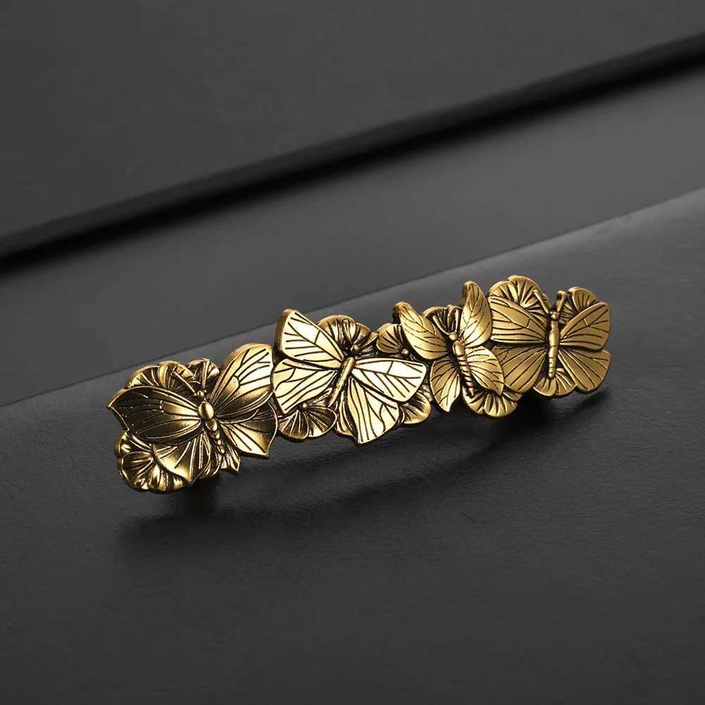 Skyrim Retro Metal Butterfly Hair Clip Bridal Headwear Retro Hair Clip Luxury Womens Hair Clip Wholesale W241007
