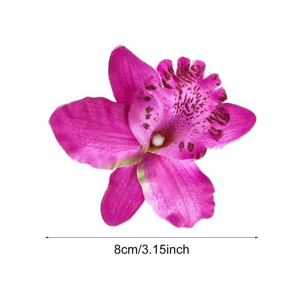 2PCS Hair Accessories Beach Flower Hair Clip Bridal Hair Accessories Orchid Wedding Accessories W241007
