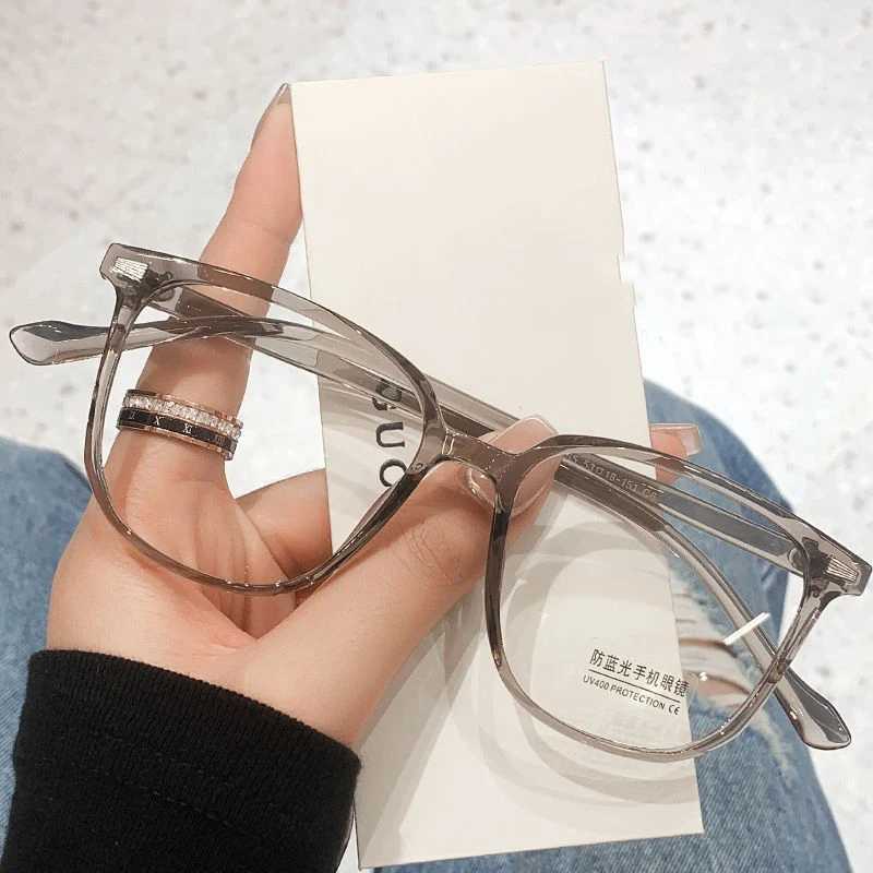 Vintage Women Men Short-sight Eyeglasses Unisex Square Frame Clear Lens Minus Glasses Prescription Myopia Eyewear Diopter To-4.0X241008