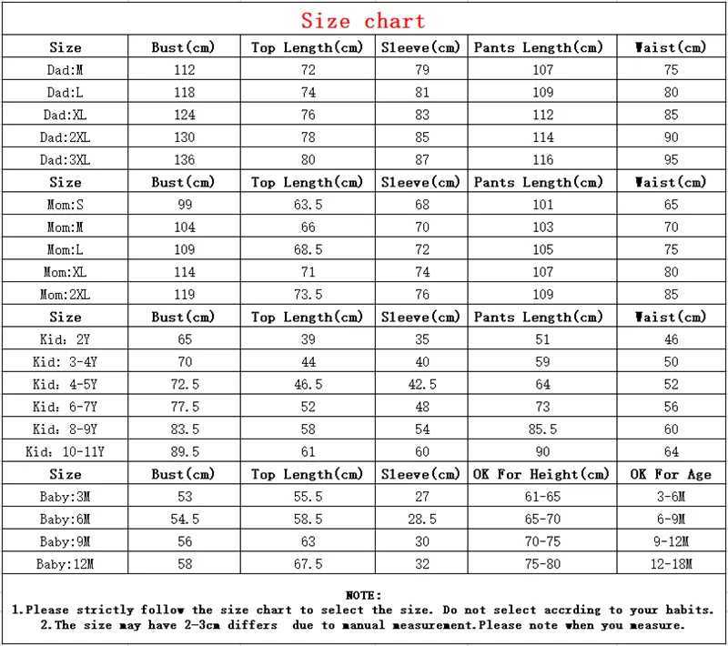 2024 New Years Clothing Christmas Family Matching Set Mom Dad Child Pajama Set DIY Blank 2-piece Clothing Set Christmas Appearance Pjs W241008