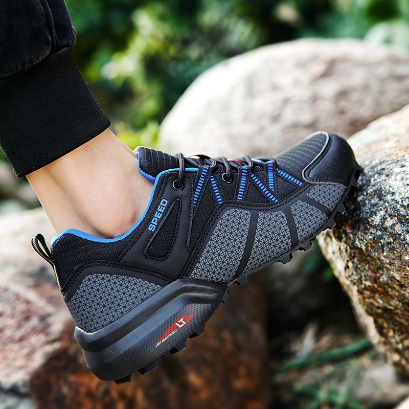 Trainer Men High Outdoor Hiking Quality Climbing Shoes Trekking Sneakers Rubber Sole Hunting Trekking Rock Climbing Lace Up Soft Ddmycat
