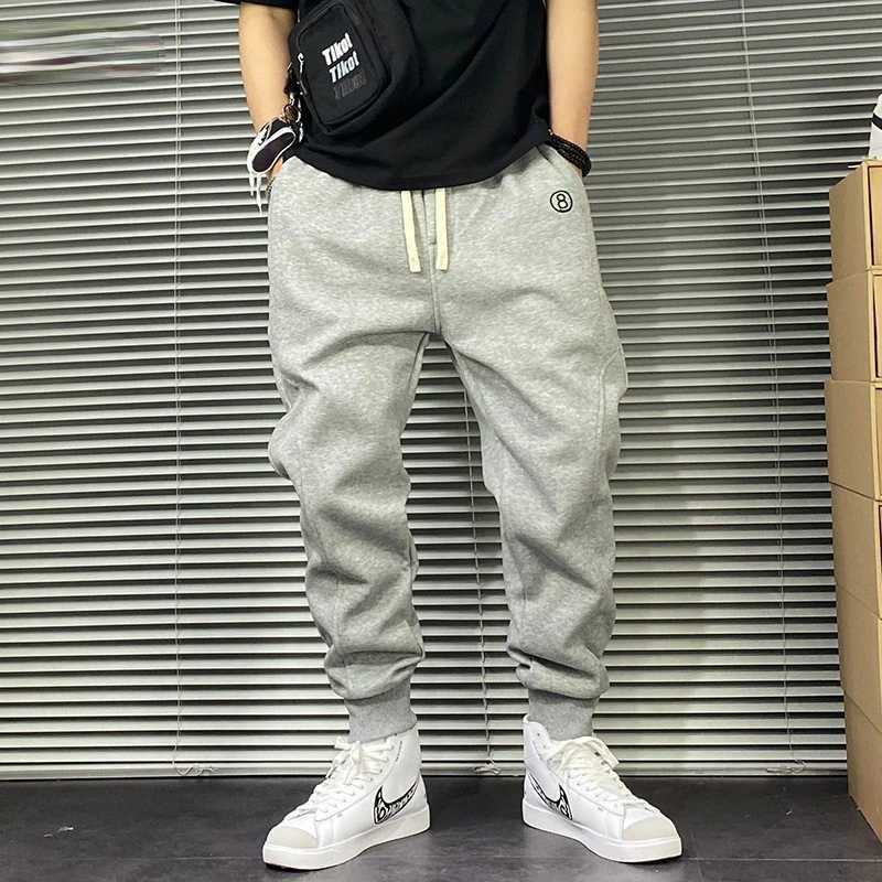 Korean Style Streetwear Loose Oversized Sweatpants Men Clothing Fashion Hip Hop Jogging Pants Male Plus Size Harajuku JoggersX241008