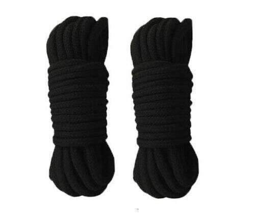 2-pack 32 foot adult soft and durable cotton rope with Japanese rope game bondage black