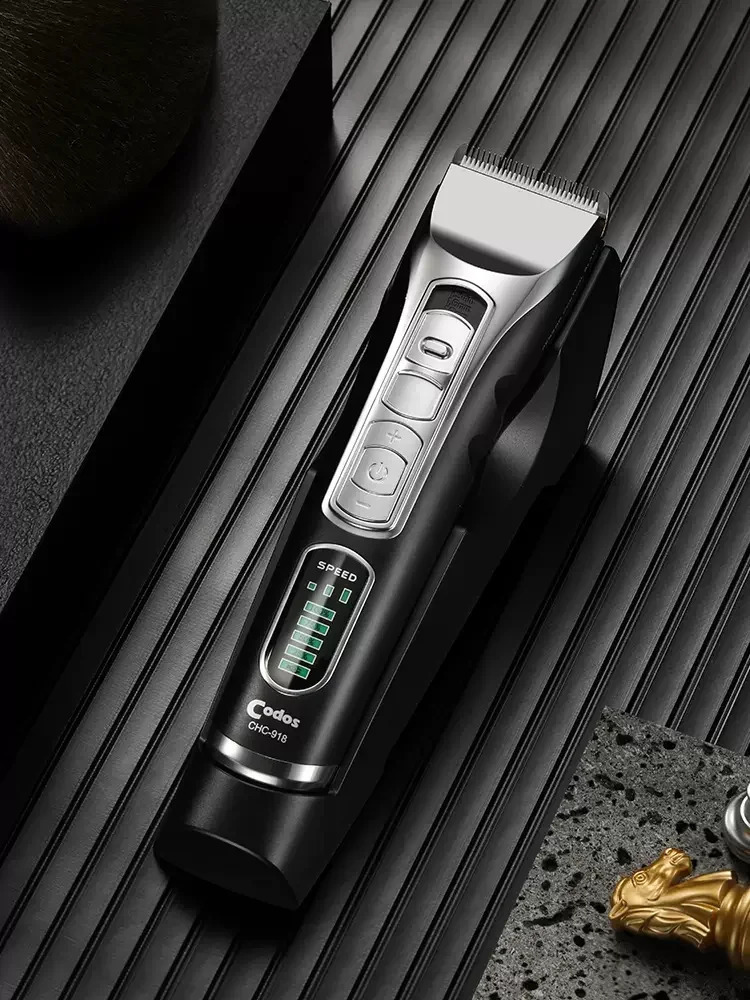 CHC918 Professional Hair Clipper for Men with Horizontal Charger Trimmer Machine Cordless Cutting 240911