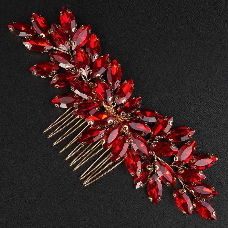 Fashionable rhinestone bridal headpiece 9-color wedding hair accessories womens handmade headpiece party headpiece W241007
