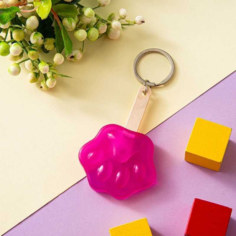 Claw Keychain Colorful Bag Charm Sweet Keyring Gift for Kid Friend FamilyX241008