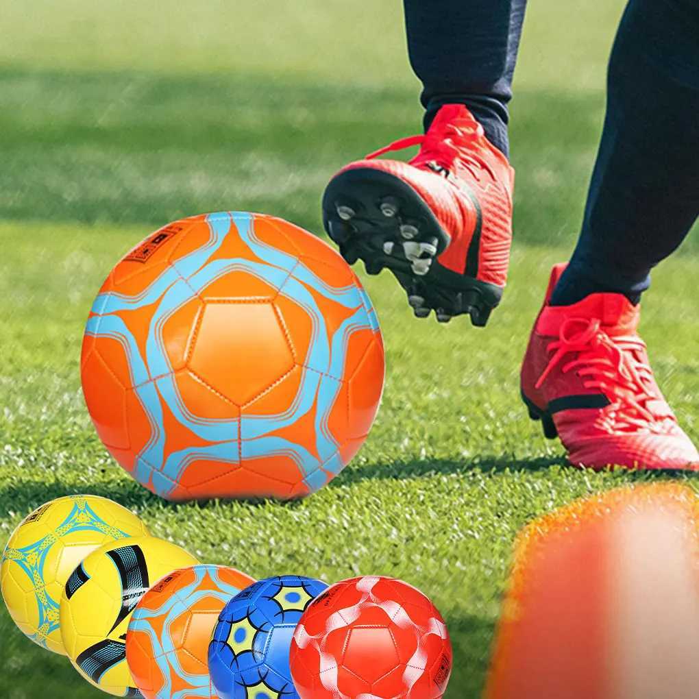 High quality latest football official size 5 PVC material outdoor competition ague football training bola de futW241008