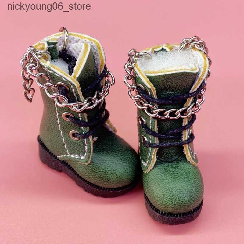 Boots Tilda New Design Doll Boots for Blythe Doll Toy1/8 Mini Leather Dolls Shoes for Blyth Azone BJDCasual Puppet Shoes Accessories L240910