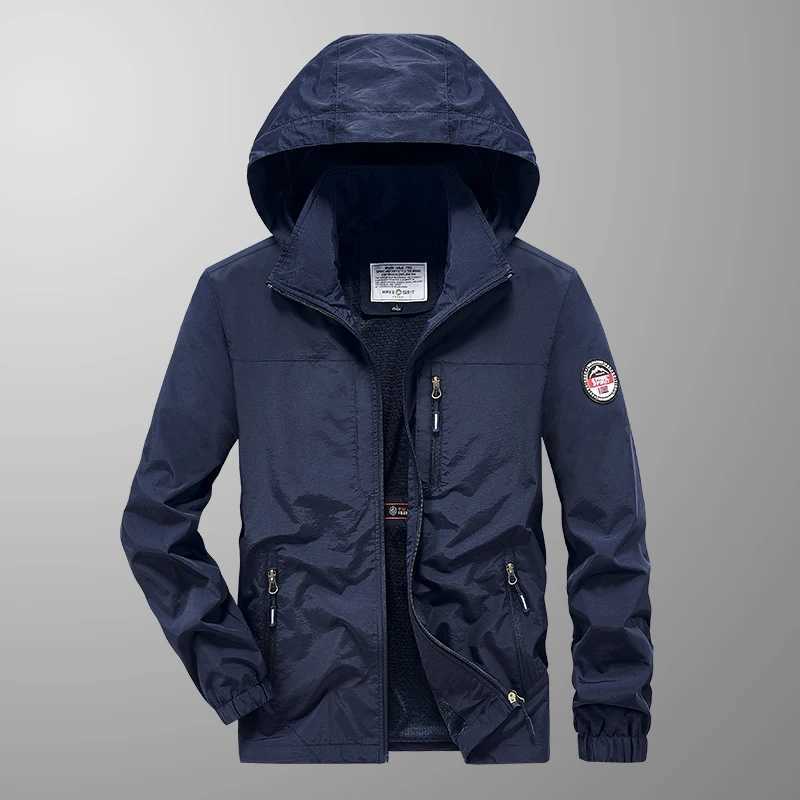 Korea Fashion Oversize 5XL 2024 Casual Mens Black Windproof Jacket Spring and Autumn Winter Long Trench Jacket W241007