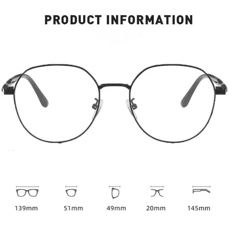 Unisex New Trend Blue Light Blocking Glasses Men Women Vintage Round Optical Psectacle Eyeglasses Frames Retro Computer EyewearX241008
