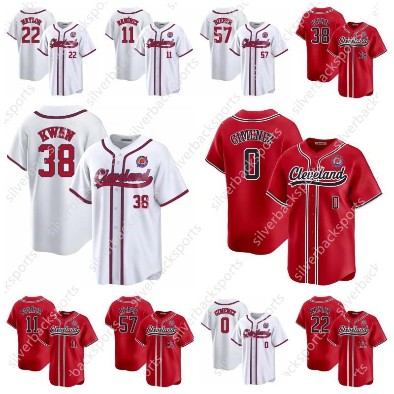 Mens/Youth Jerseys Full ed Custom Ramire Clase Bieber Franmil Kwan Rosario Baseball Jersey Jose Emmanuel Shane Steven Amed American Fans This baseball