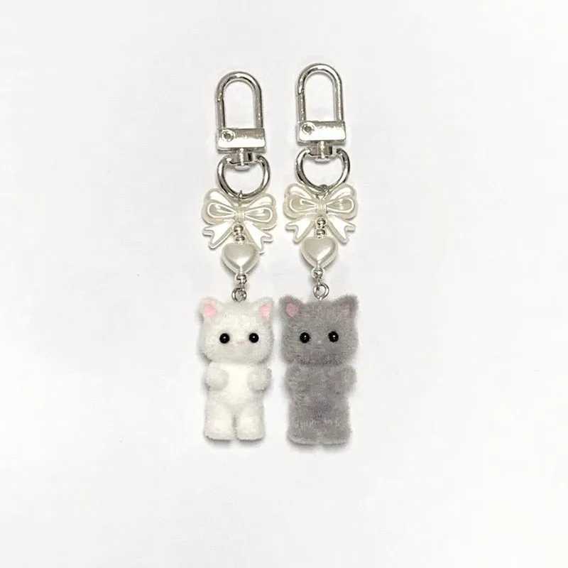 bow cat keychain women HandmadeX241008