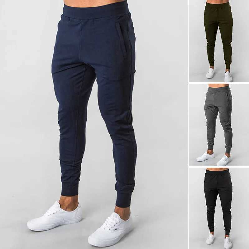 Jogging Pants Men Sport Sweatpants Running Pants Men Joggers Cotton Trackpants Slim Fit Pants Bodybuilding Trousers 2023 NewX241008