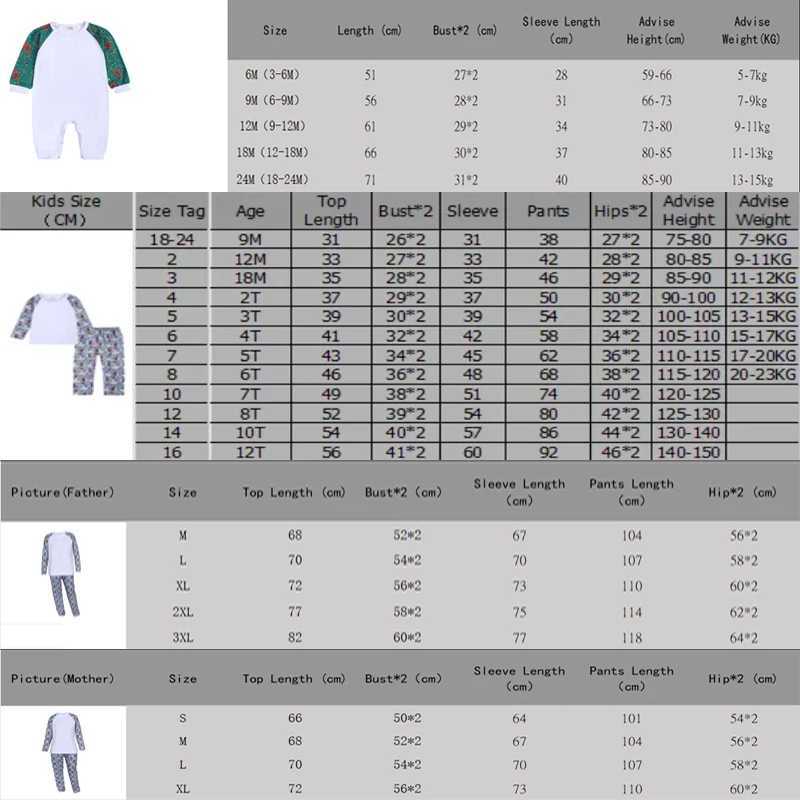 2024 New Father Mother Childrens Pajamas Christmas Pajamas DIY Clothing Add Your Own Personalized Family Matching Clothing Customization W241008