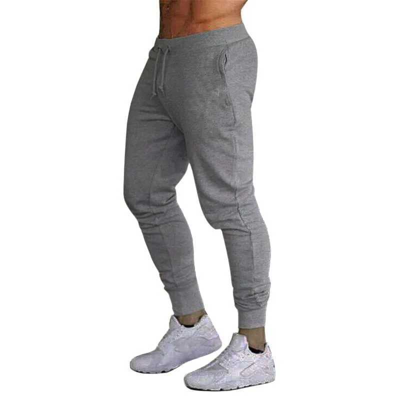 2024 Spring and Autumn Season New Solid Color Sports Pants Mens Fashion Casual Sports Jogging Feet Pants Elastic Fitness PantsX241008