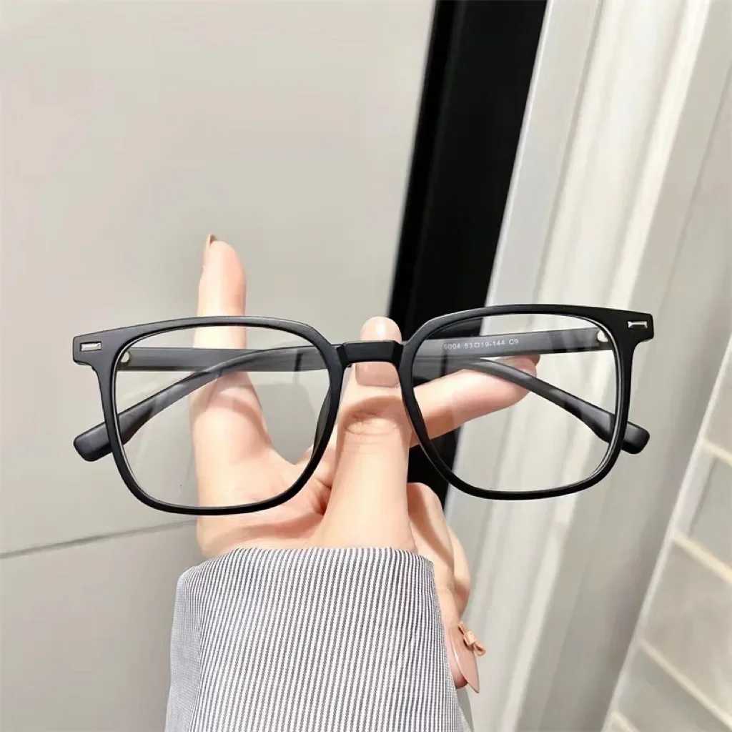 Square Frame Anti-blue Glasses for Men Women Fashion Simple Computer Glasses Light Blocking Lenses Glasses EyewearX241008