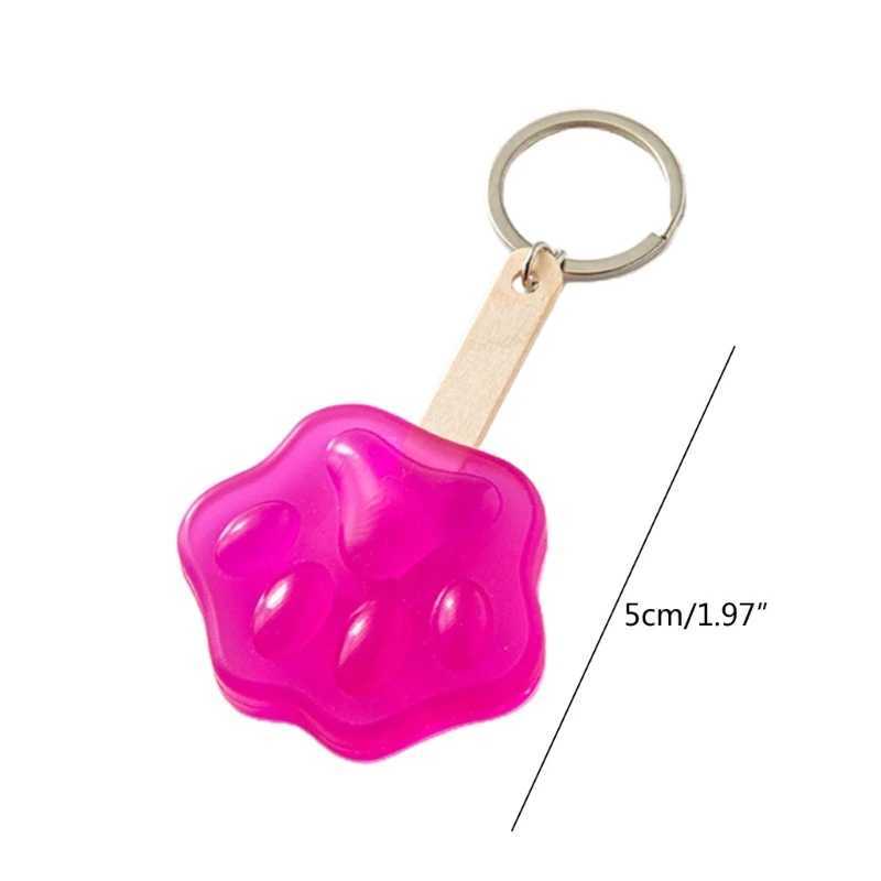 Claw Keychain Colorful Bag Charm Sweet Keyring Gift for Kid Friend FamilyX241008