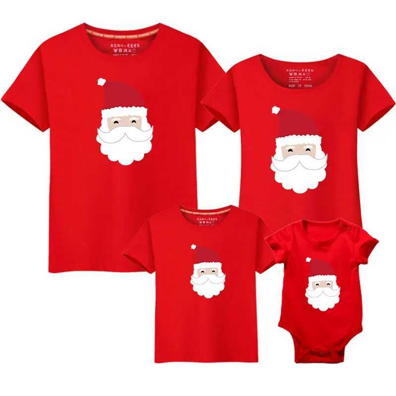 Dad Mom Baby Family Set Family Appearance Family Match Set T-shirt Mom Daughter Short Sleeve Father and Son Clothing W241008