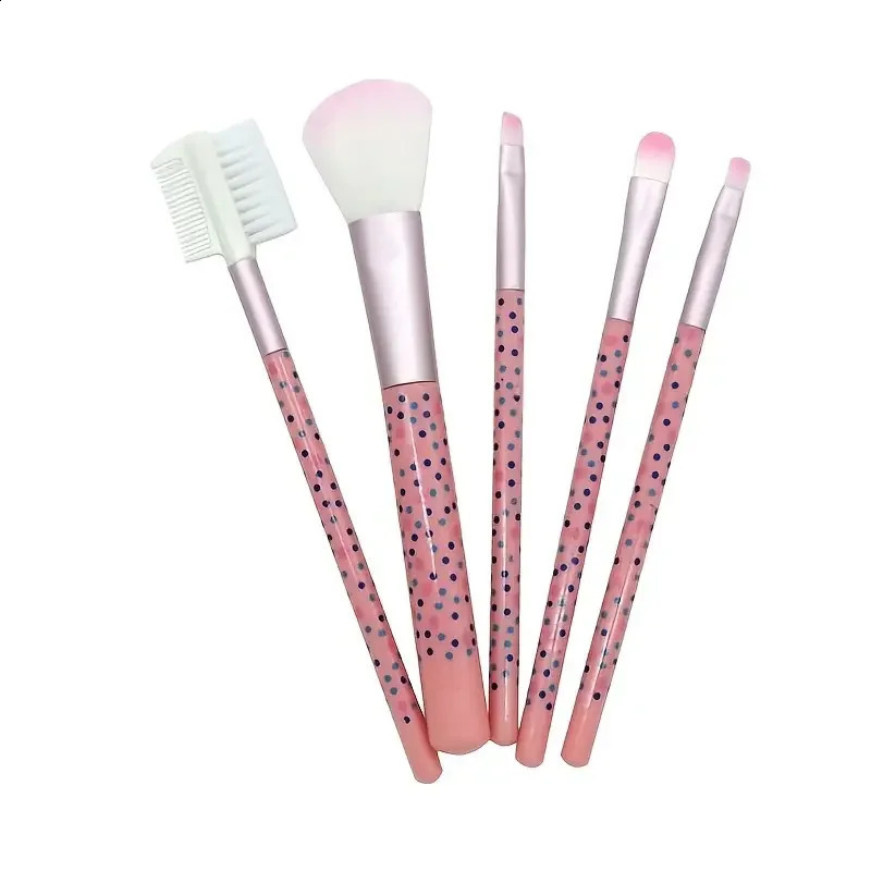Makeup brush set 5 advanced makeup brushes crystal sequins professional makeup kit eye shadow brush Uodo liquid foundation Bbl 241008