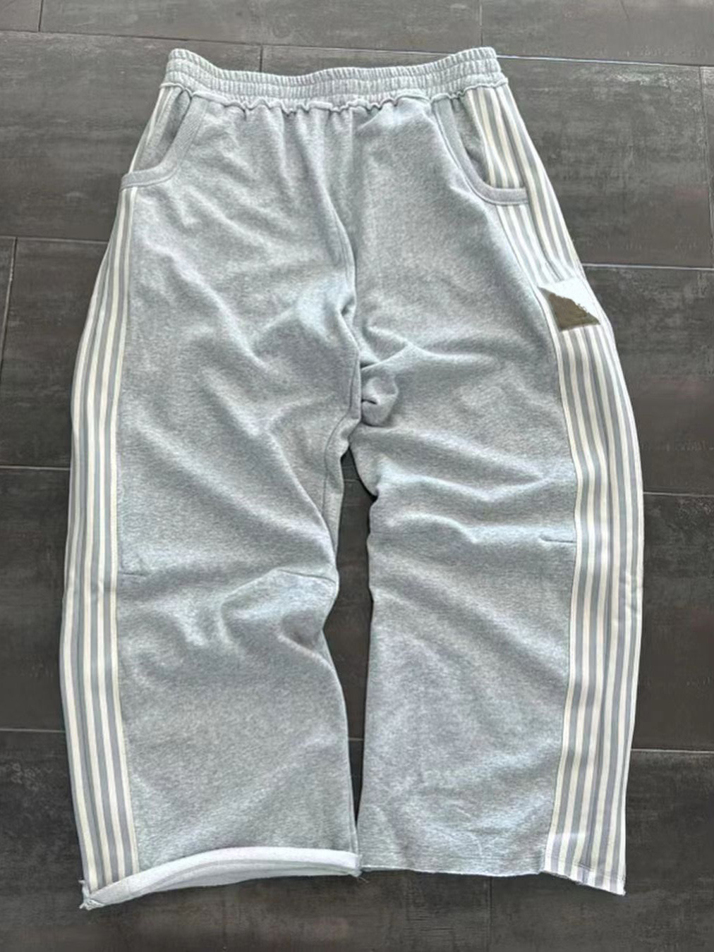 Men's Pants Streetwear Classic Simple Side Stripes Cotton Sweatpants Y2k Harajuku Baggy Drawstring Casual Pants Sports Trousers Joggers Men J240527