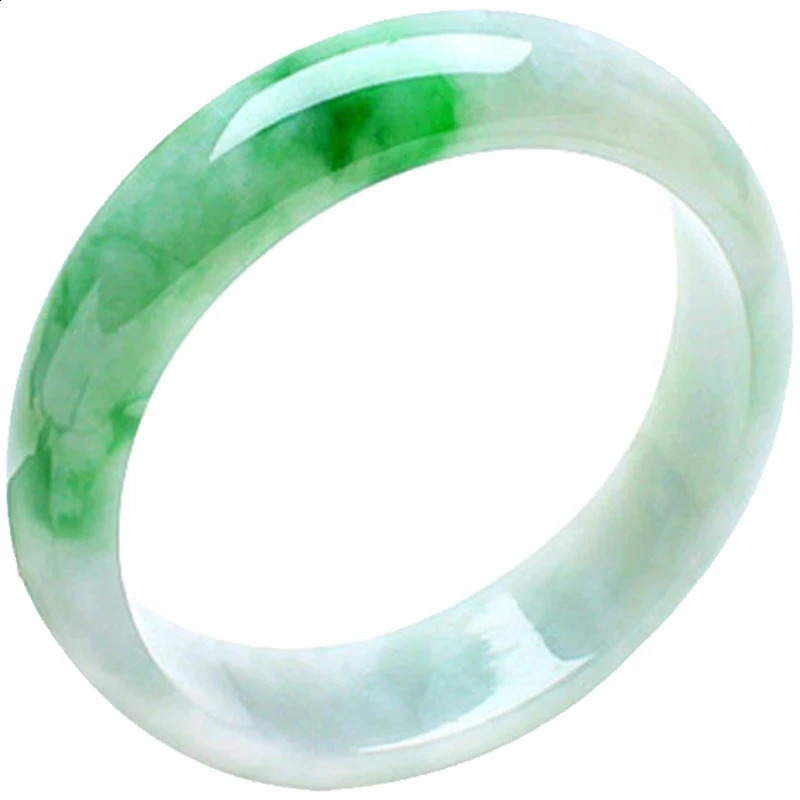 Natural Myanmar Jade A-level Ice Green Jade Bracelet 240925