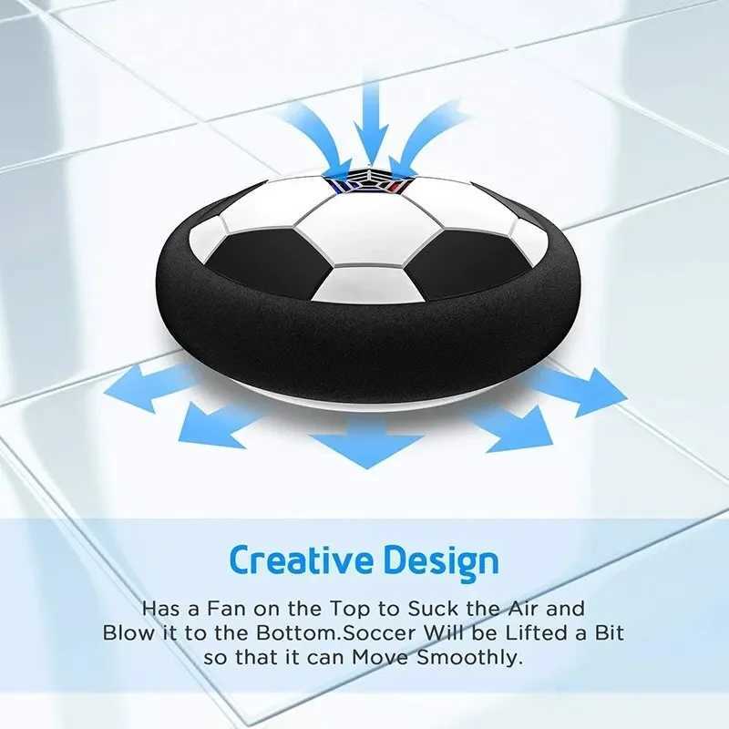 Air Cushion Football Air Cushion Floating foam Football D Flash Indoor Outdoor Sports Interactive Training Toy Birthday GiftW241008