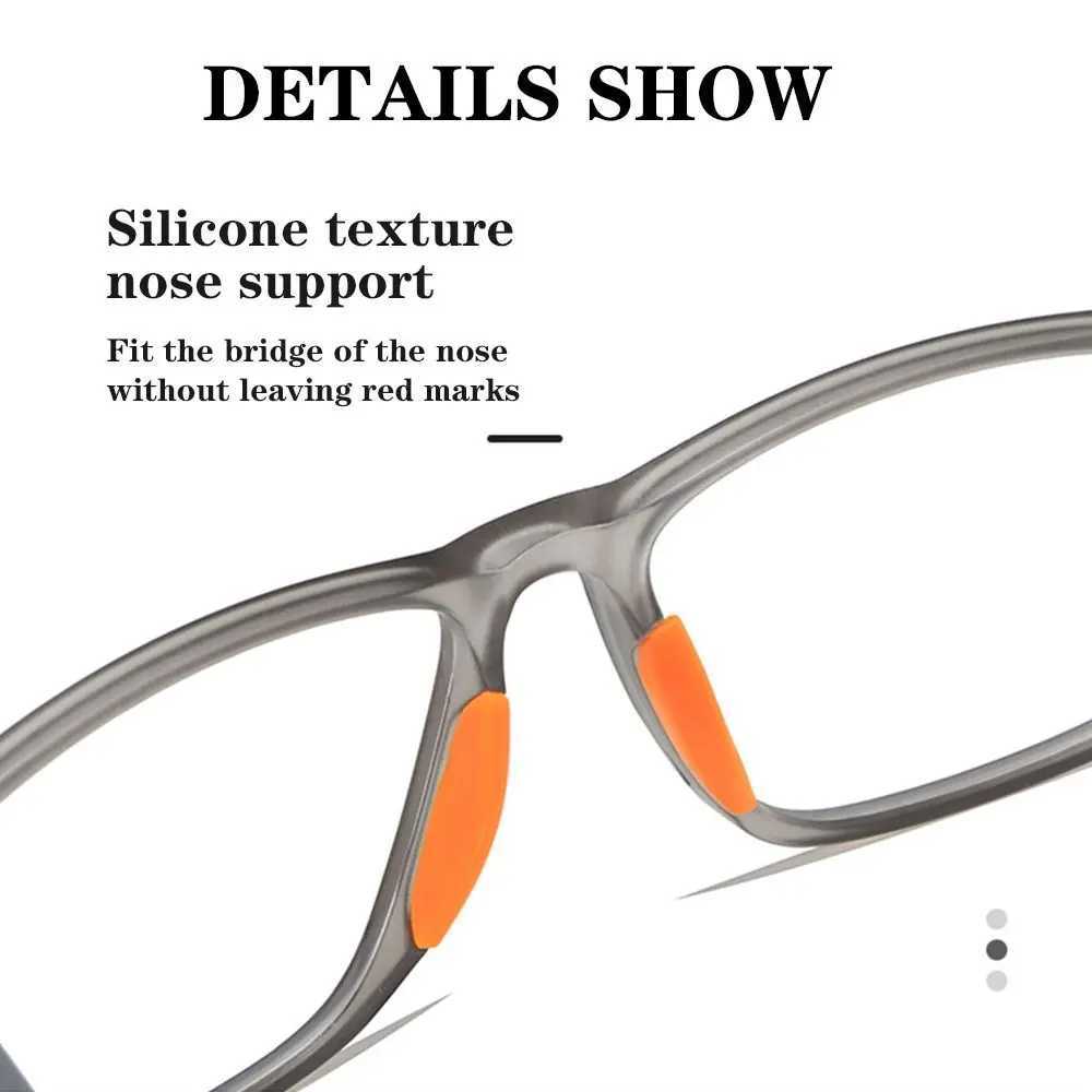 Multifocal Progressive Reading Glasses TR90 Frame Men Women Anti-blue Light Sports Eyeglasses Ultralight Bifocal PresbyopiaX241008