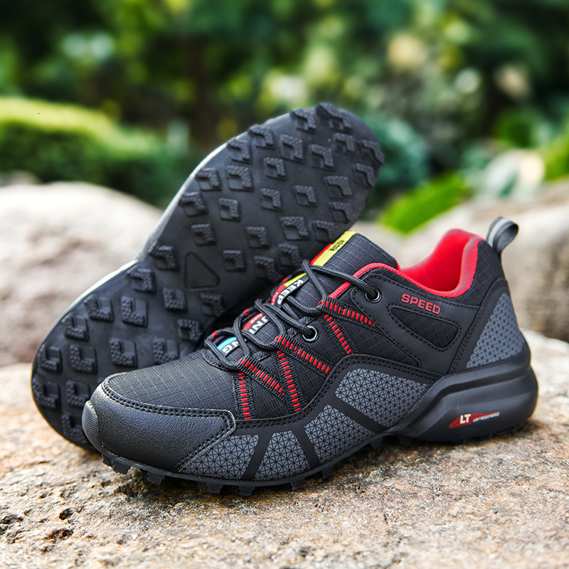Trainer Men High Outdoor Hiking Quality Climbing Shoes Trekking Sneakers Rubber Sole Hunting Trekking Rock Climbing Lace Up Soft Ddmycat