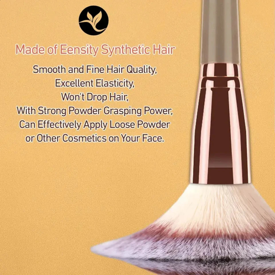 Double sided basic makeup brush for perfect liquid and powder applications - high-quality double-sided makeup brush for smooth C 241008